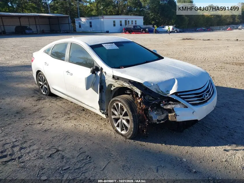 HYUNDAI AZERA 2017, VIN KMHFG4JG7HA591499