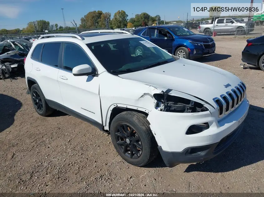 JEEP CHEROKEE 2017, VIN 1C4PJMCS5HW609836