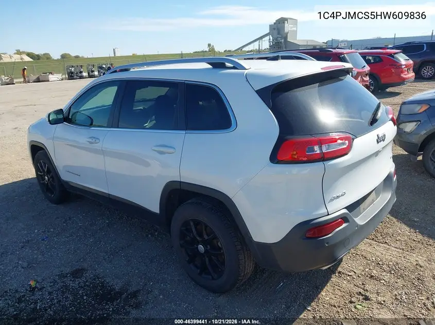 2017 JEEP CHEROKEE VIN 1C4PJMCS5HW609836 — фото 3