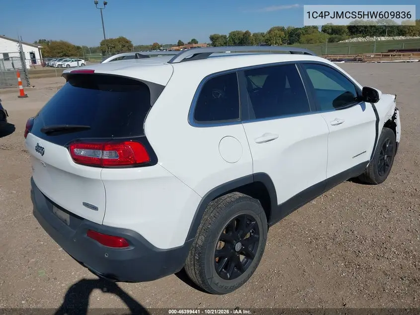 2017 JEEP CHEROKEE VIN 1C4PJMCS5HW609836 — фото 4