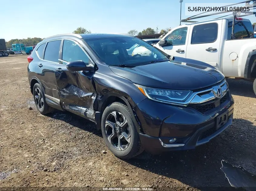 HONDA CR-V 2017, VIN 5J6RW2H9XHL058805