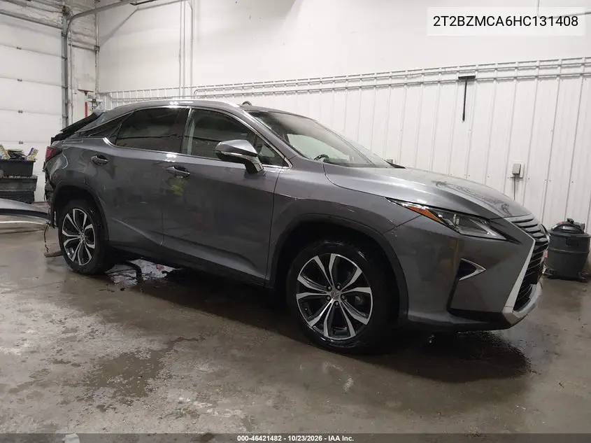LEXUS RX 2017, VIN 2T2BZMCA6HC131408