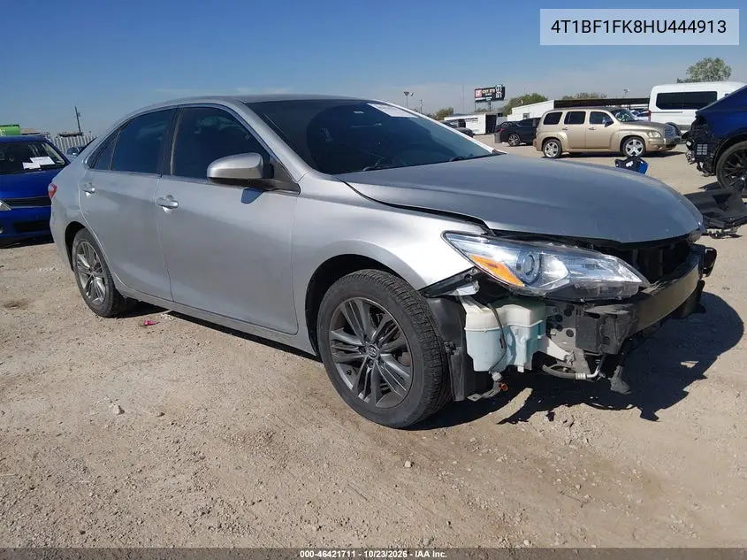 TOYOTA CAMRY 2017, VIN 4T1BF1FK8HU444913