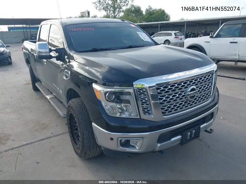 NISSAN TITAN 2017, VIN 1N6BA1F41HN552074
