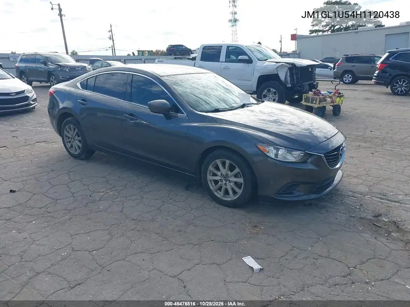 MAZDA 6 2017, VIN JM1GL1U54H1120438