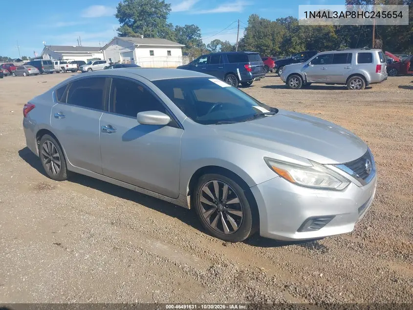 NISSAN ALTIMA 2017, VIN 1N4AL3AP8HC245654