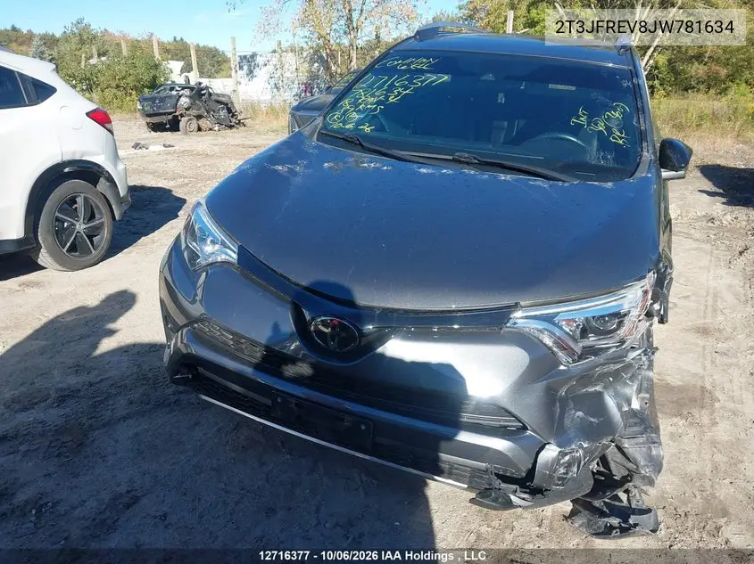 2018 TOYOTA RAV 4 VIN 2T3JFREV8JW781634 — фото 12