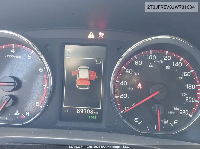 2018 TOYOTA RAV 4 VIN 2T3JFREV8JW781634 — фото 15