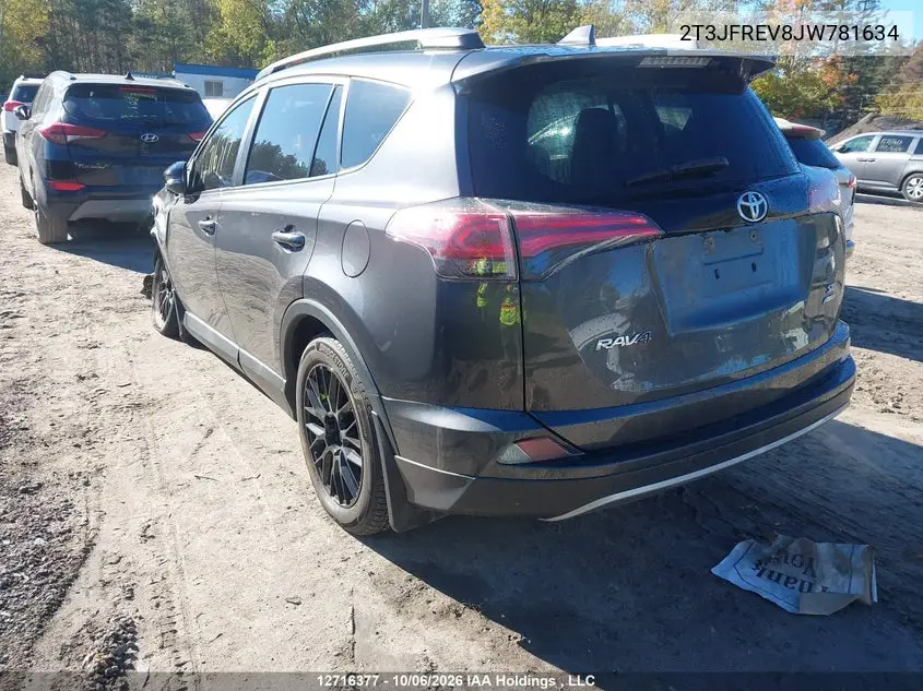 2018 TOYOTA RAV 4 VIN 2T3JFREV8JW781634 — фото 3