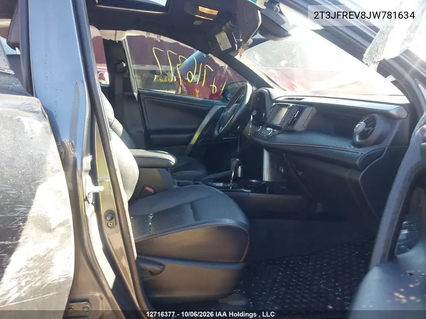 2018 TOYOTA RAV 4 VIN 2T3JFREV8JW781634 — фото 5