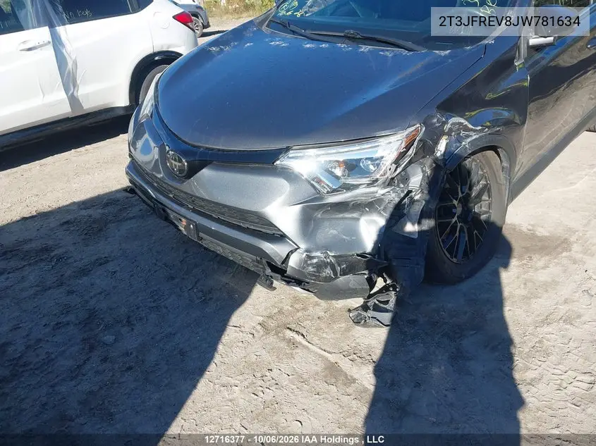 2018 TOYOTA RAV 4 VIN 2T3JFREV8JW781634 — фото 6