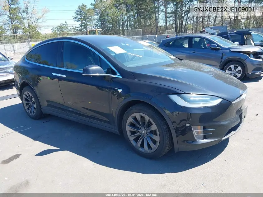 TESLA MODEL X 2018, VIN 5YJXCBE2XJF109001