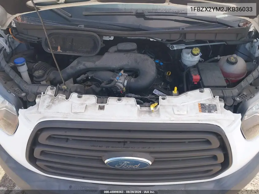 2018 FORD TRANSIT VIN 1FBZX2YM2JKB36033 — фото 10