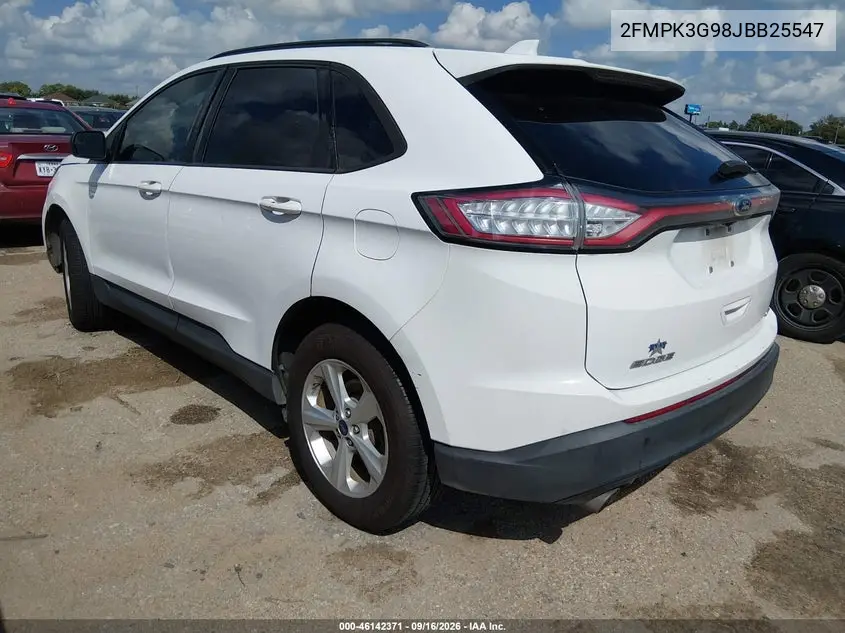 2018 FORD EDGE VIN 2FMPK3G98JBB25547 — фото 3