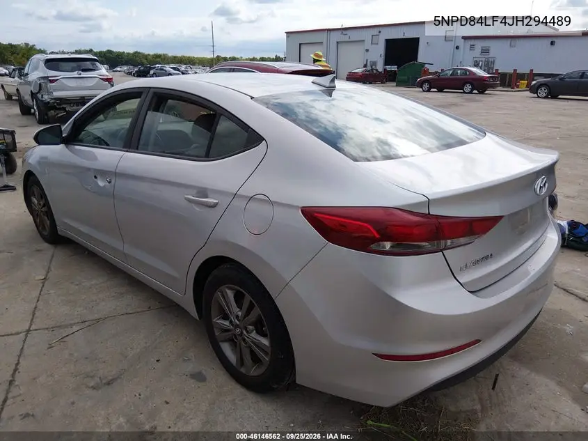 2018 HYUNDAI ELANTRA VIN 5NPD84LF4JH294489 — фото 3