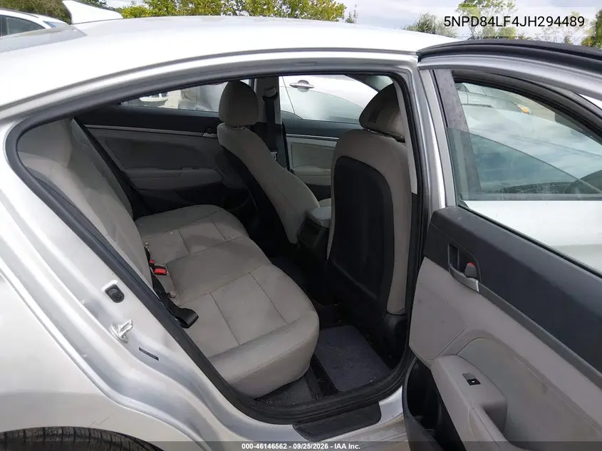 2018 HYUNDAI ELANTRA VIN 5NPD84LF4JH294489 — фото 8