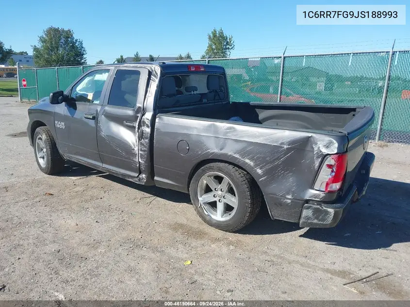 2018 RAM 1500 VIN 1C6RR7FG9JS188993 — фото 3