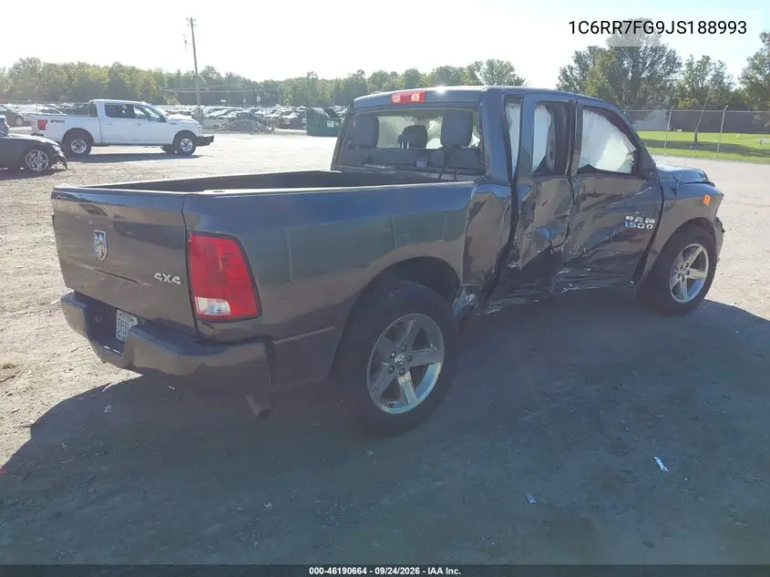 2018 RAM 1500 VIN 1C6RR7FG9JS188993 — фото 4