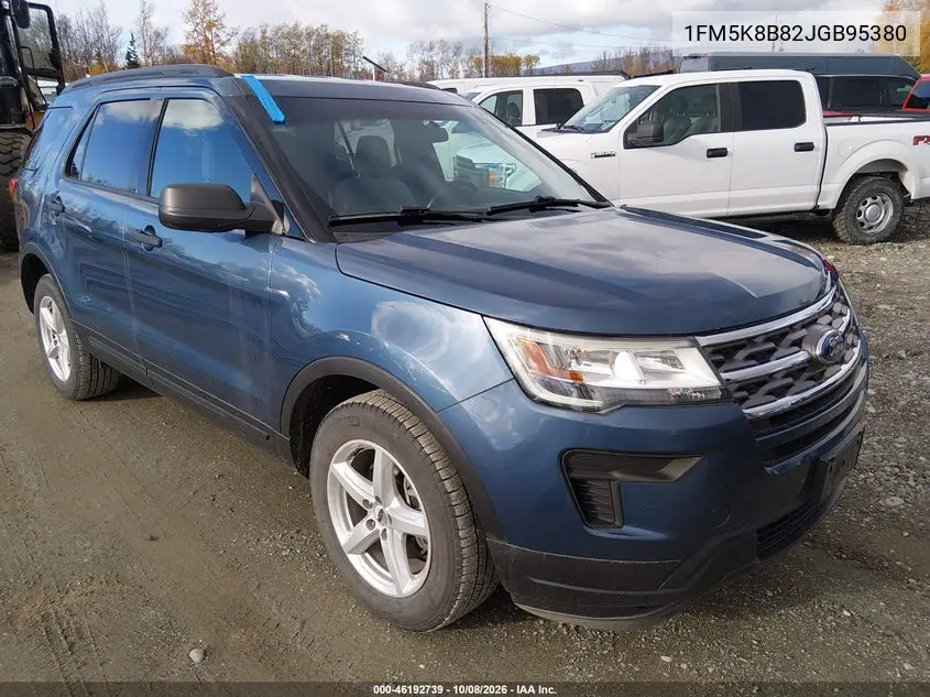 FORD EXPLORER 2018, VIN 1FM5K8B82JGB95380