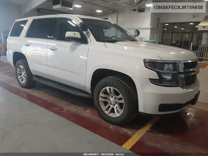 CHEVROLET TAHOE 2018, VIN 1GNSKFECXJR159458