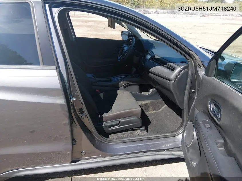 2018 HONDA HR-V VIN 3CZRU5H51JM718240 — фото 5
