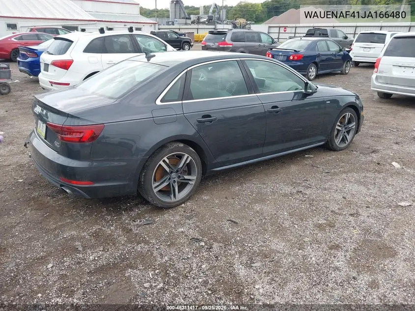 2018 AUDI A4 VIN WAUENAF41JA166480 — фото 4
