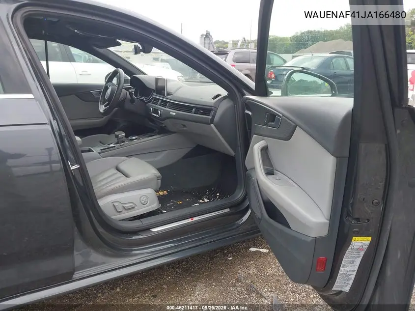 2018 AUDI A4 VIN WAUENAF41JA166480 — фото 5