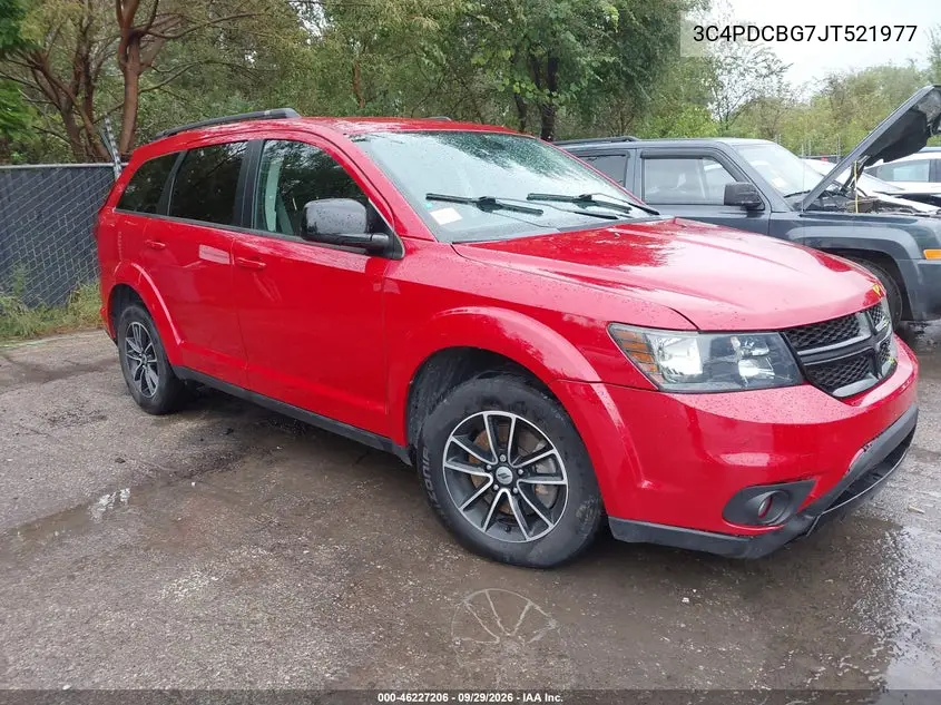 DODGE JOURNEY 2018, VIN 3C4PDCBG7JT521977