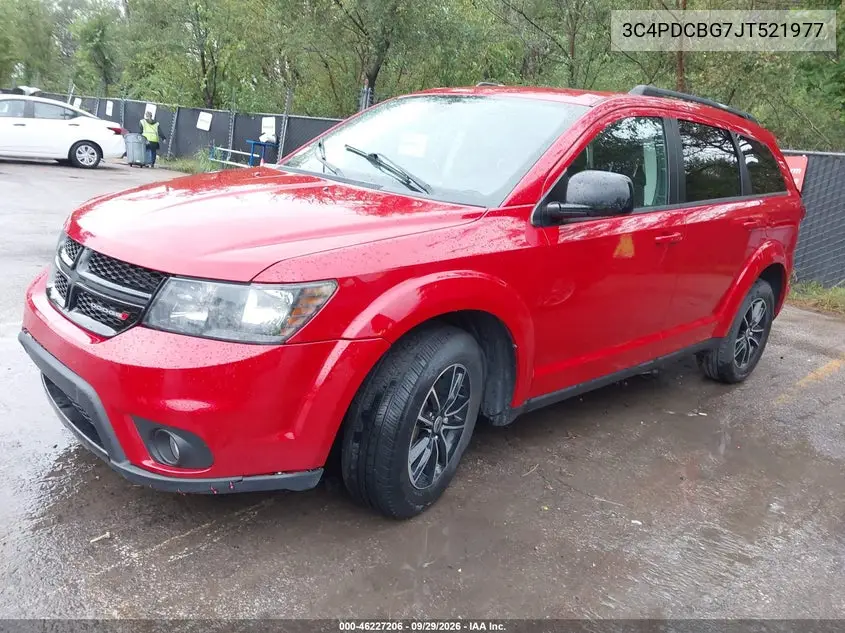 2018 DODGE JOURNEY VIN 3C4PDCBG7JT521977 — фото 2