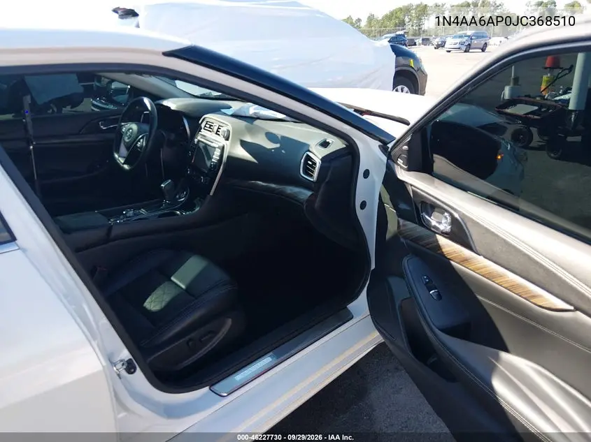 2018 NISSAN MAXIMA VIN 1N4AA6AP0JC368510 — фото 5