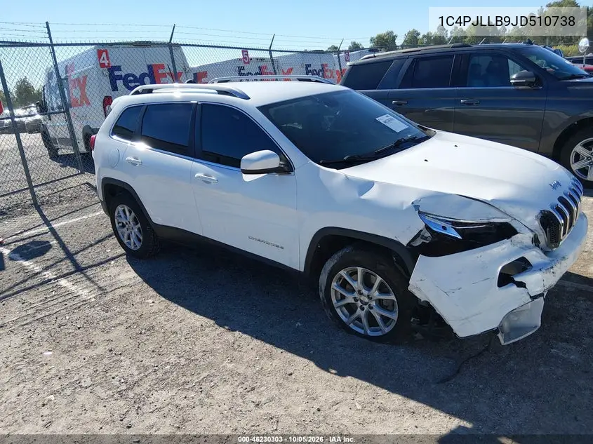 JEEP CHEROKEE 2018, VIN 1C4PJLLB9JD510738