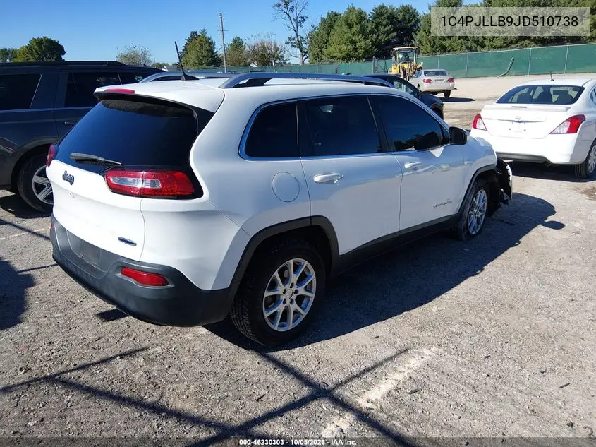 2018 JEEP CHEROKEE VIN 1C4PJLLB9JD510738 — фото 4
