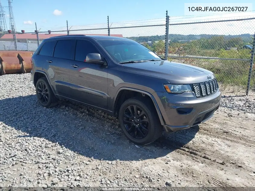 JEEP GRAND CHEROKEE 2018, VIN 1C4RJFAG0JC267027