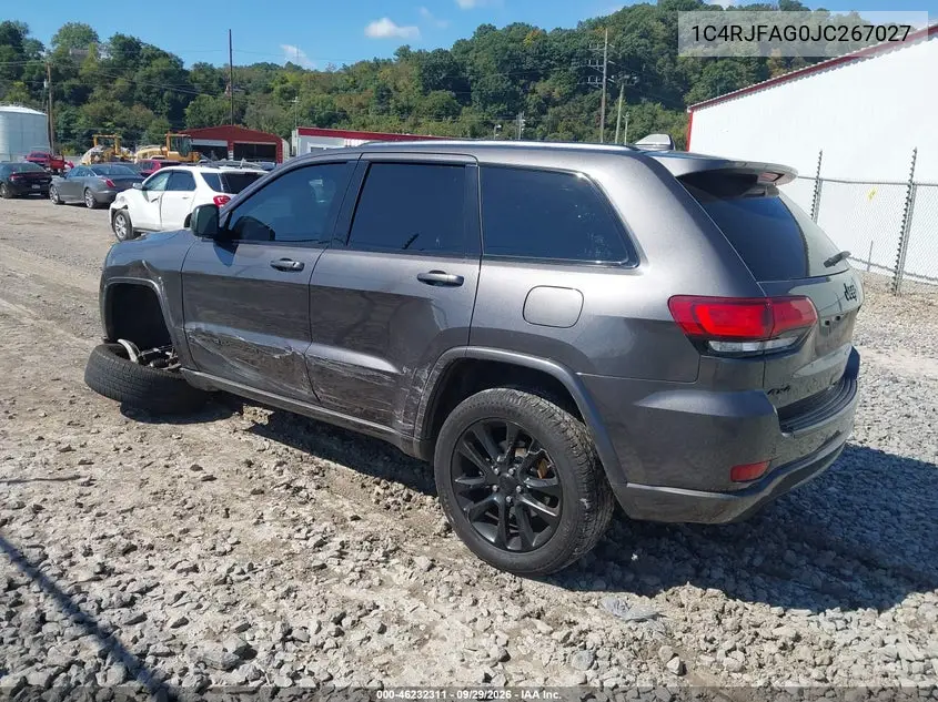 2018 JEEP GRAND CHEROKEE VIN 1C4RJFAG0JC267027 — фото 3