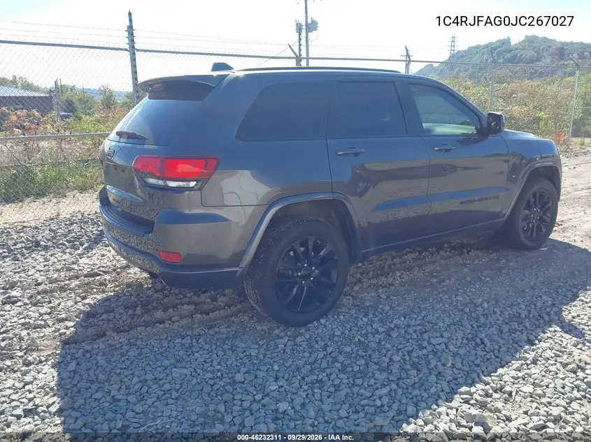 2018 JEEP GRAND CHEROKEE VIN 1C4RJFAG0JC267027 — фото 4