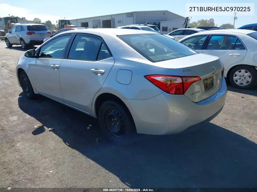2018 TOYOTA COROLLA VIN 2T1BURHE5JC970225 — фото 3
