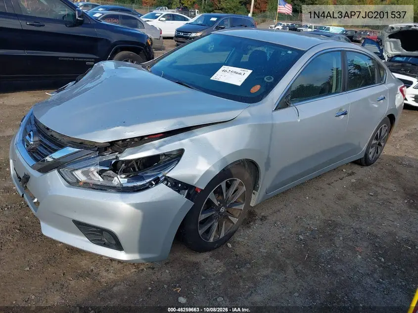 2018 NISSAN ALTIMA VIN 1N4AL3AP7JC201537 — фото 2