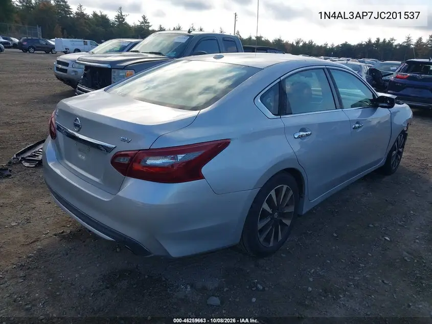 2018 NISSAN ALTIMA VIN 1N4AL3AP7JC201537 — фото 4
