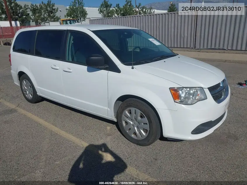DODGE CARAVAN 2018, VIN 2C4RDGBG2JR313010