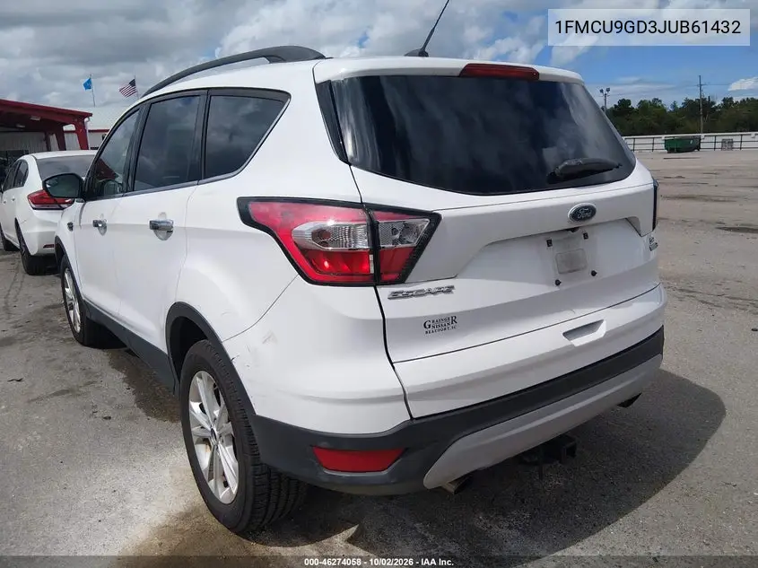 2018 FORD ESCAPE VIN 1FMCU9GD3JUB61432 — фото 3