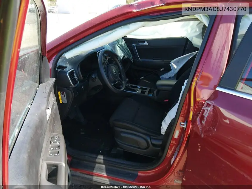 2018 KIA SPORTAGE VIN KNDPM3AC8J7430770 — фото 5