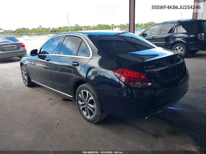 2018 MERCEDES C-KLASSE VIN 55SWF4KB6JU254246 — фото 3