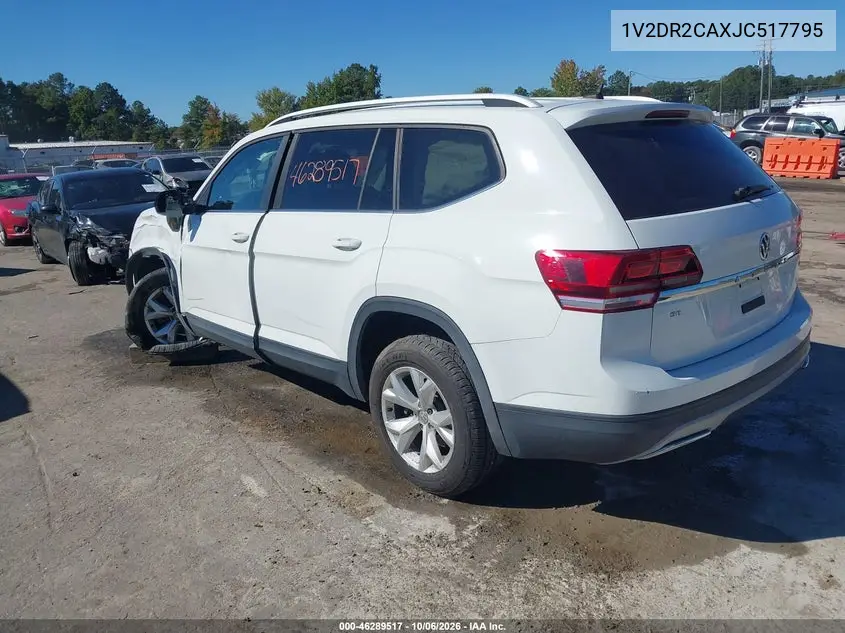 2018 VOLKSWAGEN ATLAS VIN 1V2DR2CAXJC517795 — фото 3