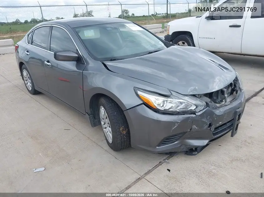 NISSAN ALTIMA 2018, VIN 1N4AL3AP5JC291769