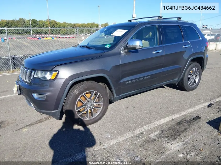 2018 JEEP GRAND CHEROKEE VIN 1C4RJFBG6JC484662 — фото 2