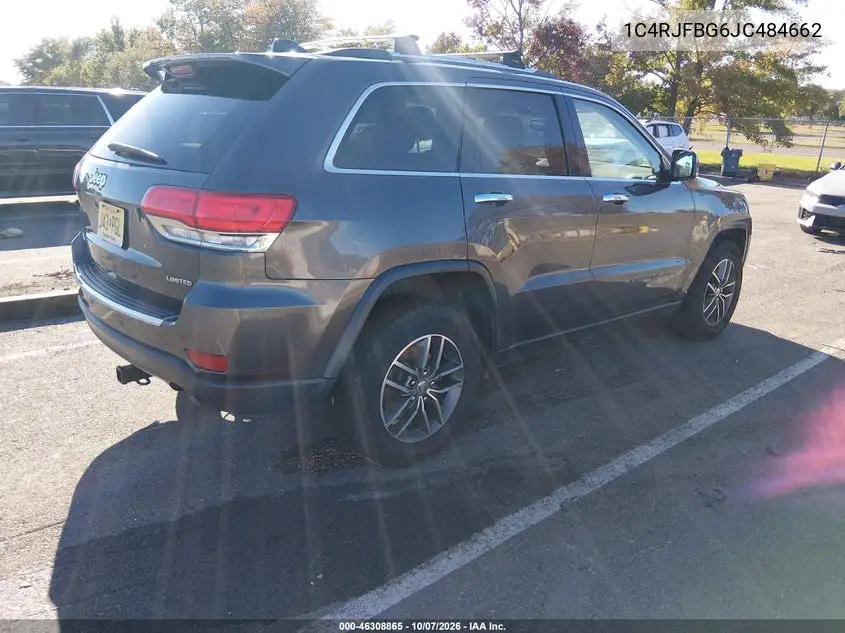 2018 JEEP GRAND CHEROKEE VIN 1C4RJFBG6JC484662 — фото 4