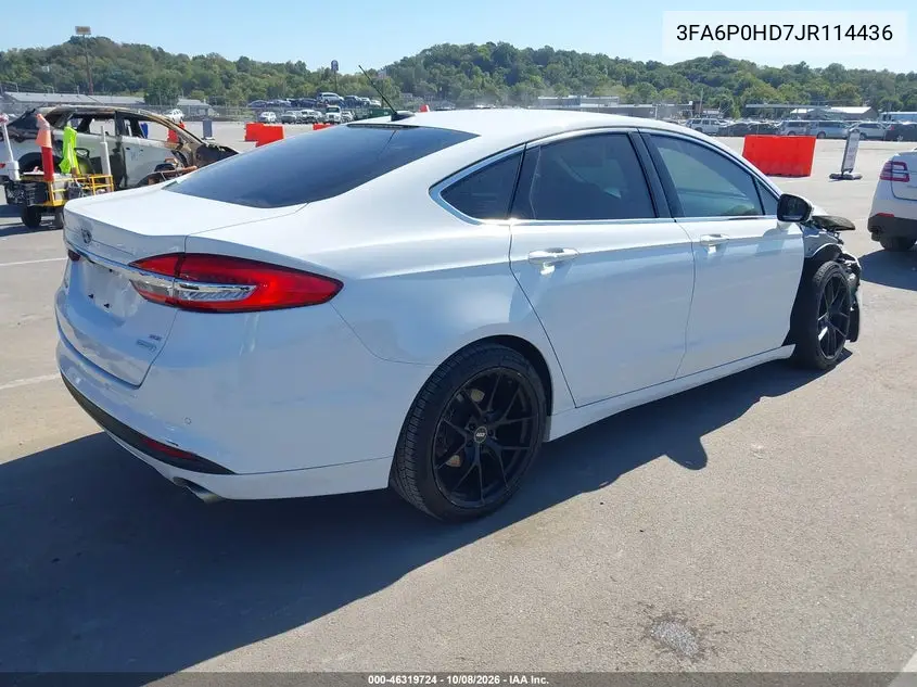 2018 FORD FUSION VIN 3FA6P0HD7JR114436 — фото 4