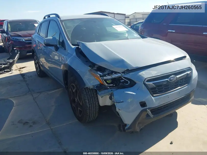SUBARU XV 2018, VIN JF2GTAJC7JH260565
