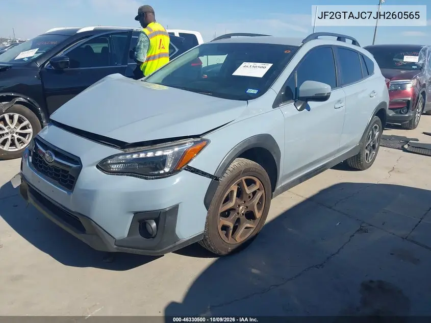 2018 SUBARU XV VIN JF2GTAJC7JH260565 — фото 2