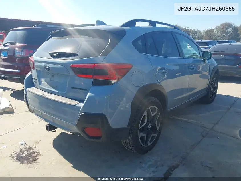 2018 SUBARU XV VIN JF2GTAJC7JH260565 — фото 4